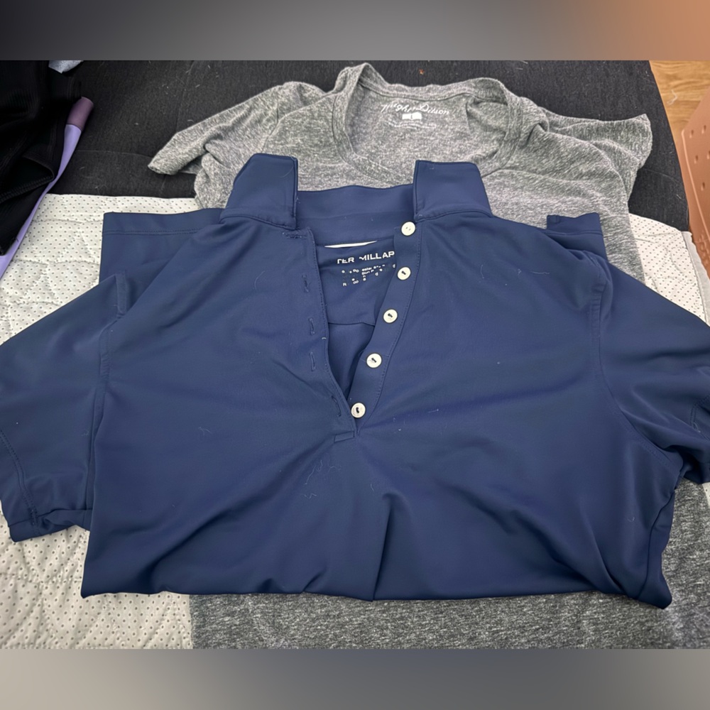 Peter millar women’s M short sleeve golf polo